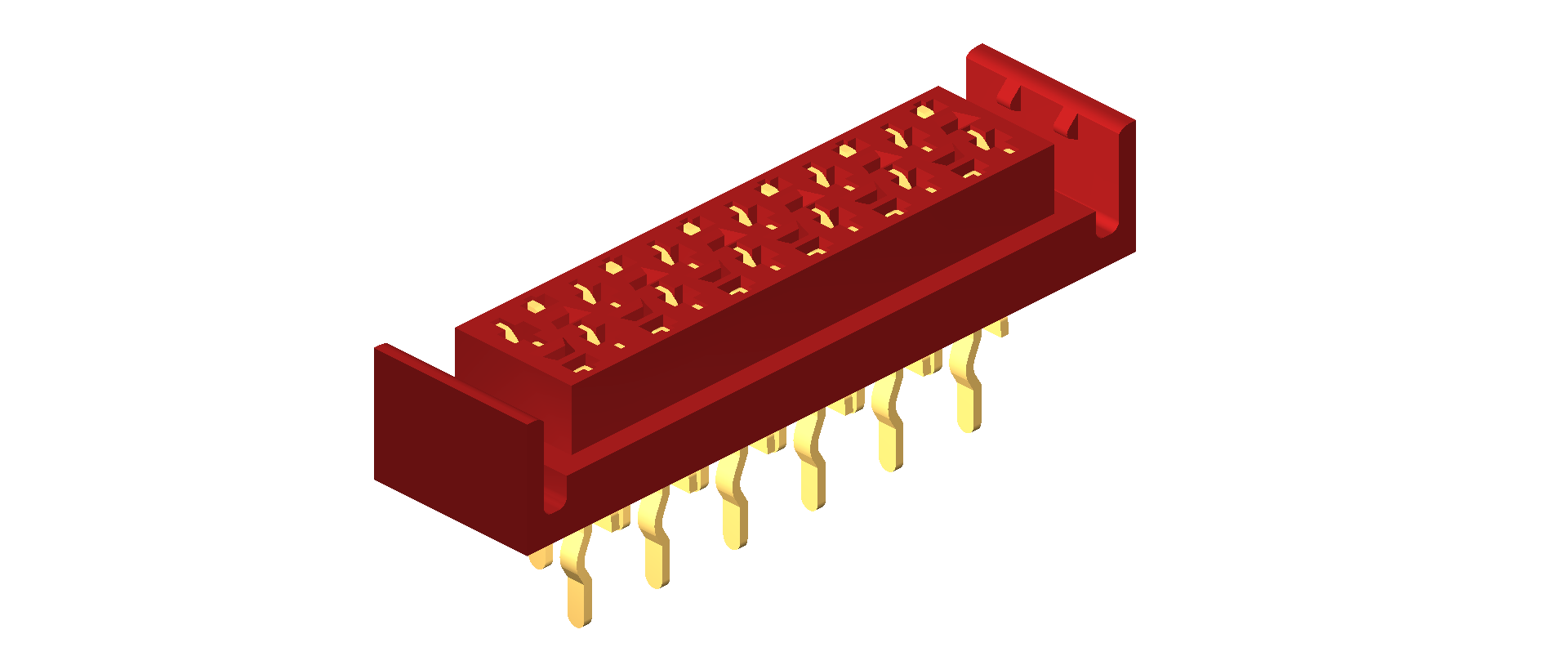 2.54mm Micro Match Straight DIP